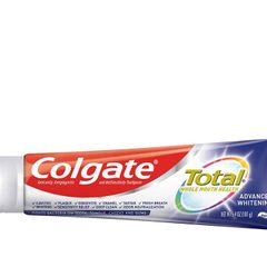 Kem đánh răng Colgate Total Advanced Whitening 181gr - Làm trắng răng hiệu quả, bảo vệ sức khỏe răng miệng, hàng nhập khẩu Mỹ
