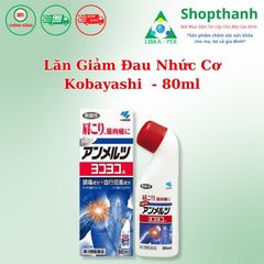 Lăn Giảm Đau Nhức Cơ Kobayashi 80ml - Dầu Xoa Bóp Nhật Bản, Giảm Đau Cơ Bắp, Thích Hợp Cho Văn Phòng và Người Luyện Tập Thể Thao