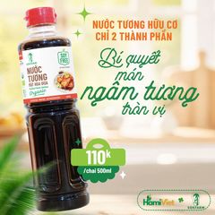 Nước Tương Mật Hoa Dừa Organic Sokfarm - Không Đậu Nành, Ít Muối, Tự Nhiên, Nước Chấm Thích Hợp Mọi Lứa Tuổi, Sức Khỏe Hàng Đầu