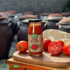 Tương cà chua Spico 430g (Brix 26) - Tương chấm đậm vị tự nhiên, không hóa chất, thích hợp cho món nướng và sốt spaghetti