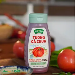 Tương cà chua Spico 430g (Brix 26) - Tương chấm đậm vị tự nhiên, không hóa chất, thích hợp cho món nướng và sốt spaghetti