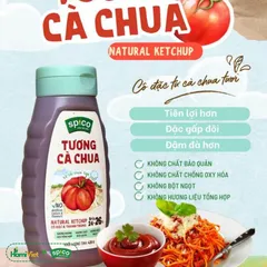 Tương cà chua Spico 430g (Brix 26) - Tương chấm đậm vị tự nhiên, không hóa chất, thích hợp cho món nướng và sốt spaghetti