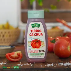 Tương cà chua Spico 430g (Brix 26) - Tương chấm đậm vị tự nhiên, không hóa chất, thích hợp cho món nướng và sốt spaghetti