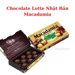 Socola Lotte Macadamia & Hạnh Nhân Nhật Bản – Hạt Giòn Béo Ngậy, Ngọt Thanh, Hộp Sang Trọng – Quà Tặng Hoàn Hảo