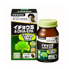 Viên Uống Bổ Não Nhật Bản DHA EPA Ginkgo Noguchi - Hỗ Trợ Tăng Cường Trí Nhớ, 60 Viên Dễ Uống