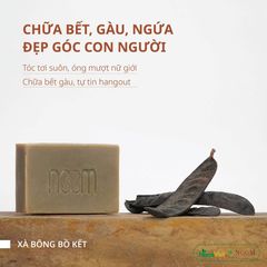 Xà Bông Tự Nhiên Noom 100g - Cân Bằng Hệ Vi Sinh Làm Sạch Da Tóc, Phân Hủy Nhanh, An Toàn Môi Trường