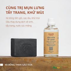 Xà Bông Tự Nhiên Noom 100g - Cân Bằng Hệ Vi Sinh Làm Sạch Da Tóc, Phân Hủy Nhanh, An Toàn Môi Trường