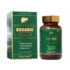 Viên uống bổ gan Boganic Premium Traphaco - Giải độc gan, hỗ trợ chức năng gan, chất chống oxy hóa mạnh mẽ, 30 viên Việt Nam