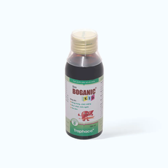 Siro Boganic Kid 100ml - Hỗ trợ sức khỏe trẻ em, giảm mụn nhọt, mẩn ngứa và táo bón, tăng cường sức đề kháng tự nhiên