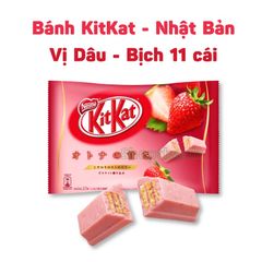 Bánh Socola KitKat Mini Nhật Bản - Hương Vị Truyền Thống, Matcha, Dâu Tây - Snack Ngon Tiện Lợi cho Bạn và Gia Đình