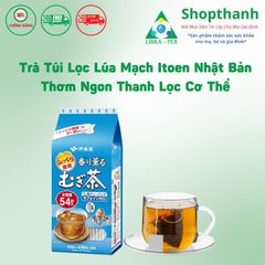 Trà Lúa Mạch ITOEN Nhật Bản 54 Gói - Thức Uống Giải Khát Thanh Nhiệt, Không Caffeine, Hương Vị Nguyên Chất, Tốt Cho Sức Khỏe