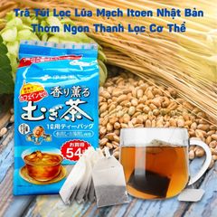 Trà Lúa Mạch ITOEN Nhật Bản 54 Gói - Thức Uống Giải Khát Thanh Nhiệt, Không Caffeine, Hương Vị Nguyên Chất, Tốt Cho Sức Khỏe
