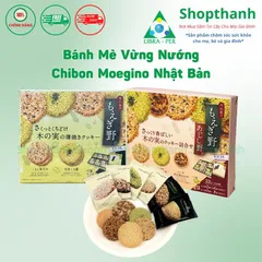 Bánh Quy Bourbon Moegino Nhật Bản - Hộp Đặc Sản Giòn Tan Nhiều Hương Vị Cao Cấp, Mè, Hạnh Nhân, Trà Xanh - Quà Tặng Sang Trọng