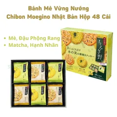 Bánh Quy Bourbon Moegino Nhật Bản - Hộp Đặc Sản Giòn Tan Nhiều Hương Vị Cao Cấp, Mè, Hạnh Nhân, Trà Xanh - Quà Tặng Sang Trọng