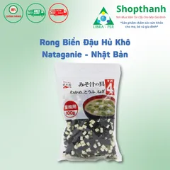 Rong Biển Đậu Hũ Sấy Khô Nagatanien 100g - Nguyên Liệu Nấu Canh Miso Dinh Dưỡng Tiện Lợi Nhập Khẩu Nhật Bản