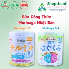 Sữa Bột Morinaga Nhật Bản 800gr cho bé 0-1 và 1-3 tuổi - Dinh dưỡng toàn diện, dễ tiêu hóa, vị nhạt giống sữa mẹ