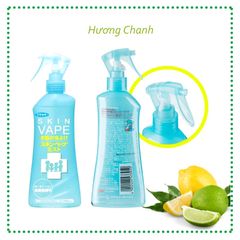 Xịt Chống Muỗi SkinVape Nhật Bản 200ml - An Toàn Cho Trẻ Em, Hiệu Quả Xua Đuổi Côn Trùng, Không Độc Hại, Chiết Xuất Từ Thiên Nhiên