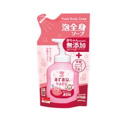 Sữa Tắm Bọt Gội Arau Baby Nhật Bản - Sản Phẩm Tự Nhiên An Toàn Cho Bé Sơ Sinh, Da Nhạy Cảm, Chiết Xuất Thảo Dược