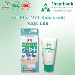 Gel Khử Mùi Kobayashi Waki Guard 50g - Nhật Bản, Dạng Gel Trong Suốt, Khô Thoáng, Dịu Nhẹ Da, Không Ố Vàng, Lưu Hương Lâu Dài
