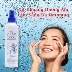 Xịt Khoáng Dưỡng Ẩm Trắng Da Hatomugi Nhật Bản 250ml - Dưỡng Da Mềm Mại, Khắc Phục Da Khô, Làm Mát Da Tức Thì