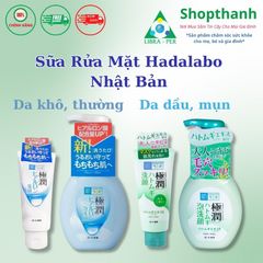 Sữa Rửa Mặt Hadalabo Nhật Bản - Best-Seller Cấp Ẩm Da Nhạy Cảm, Làm Sạch Sâu, Duy Trì Độ Ẩm Tự Nhiên