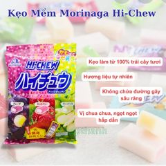 Kẹo Mềm Trái Cây Morinaga Hi-Chew 86g - Dai Dẻo, Ngọt Thanh Tự Nhiên, Hương Vị Nhật Bản - Thích Hợp Món Ăn Vặt, Du Lịch