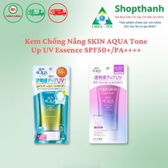 Kem Chống Nắng SKIN AQUA Tone Up UV Essence SPF50+ - Dưỡng Da, Kiểm Soát Nhờn, Làm Sáng Da Tự Nhiên, Bảo Vệ Da Tối Ưu Nhật Bản