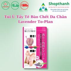 Túi Ủ Tẩy Tế Bào Chết Da Chân Lavender To-Plan - Chiết Xuất Từ 17 Loại Hoa, Dưỡng Da Mềm Mại, Nội Địa Nhật Bản