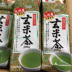 Trà xanh gạo lứt Kunitaro Koubashi Genmaicha Nhật Bản - 200g, Trà matcha tự nhiên, Giải độc, Tăng cường sức khỏe, Thức uống truyền thống Nhật Bản