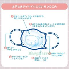 Khẩu Trang Gấu Xám Nhật Bản Cho Bé - Set 7 Chiếc, Hỗ Trợ Ngăn Ngừa Bụi Bẩn và Bệnh Hô Hấp, Thiết Kế Ngộ Nghĩnh, An Toàn Cho Trẻ Em
