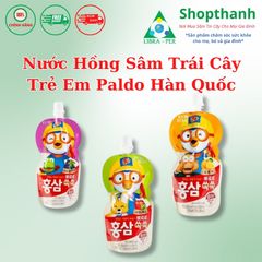 Nước Hồng Sâm Trẻ Em Paldo Hàn Quốc 100ml - Dinh Dưỡng Cao Cấp Tăng Cường Sức Khỏe và Sức Đề Kháng Cho Trẻ 3 Tuổi Trở Lên