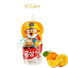 Nước Hồng Sâm Trẻ Em Paldo Hàn Quốc 100ml - Dinh Dưỡng Cao Cấp Tăng Cường Sức Khỏe và Sức Đề Kháng Cho Trẻ 3 Tuổi Trở Lên
