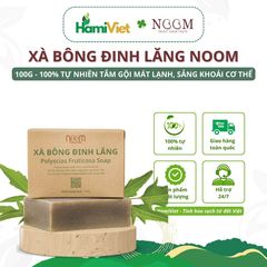 Xà Bông Đinh Lăng Noom 100g - Chăm Sóc Da Tự Nhiên, Giữ Ẩm, Làm Mát, Dưỡng Da Tươi Mát từ Giới Thiệu Cây Đinh Lăng Việt Nam