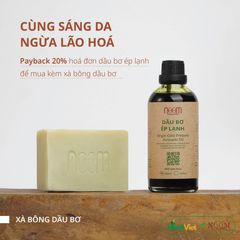 Xà Bông Bơ Noom 100g - Sáng Da, Giảm Thâm, Ngừa Lão Hóa, Dưỡng Ẩm Tự Nhiên, Lành Tính, Chiết Xuất Từ Bơ 100% Thiên Nhiên