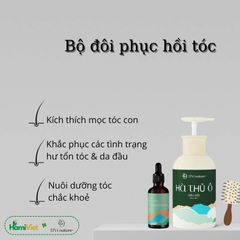 Dầu Gội Hà Thủ Ô D'Vi Nature - Nuôi Dưỡng Tóc Bóng Mượt, Đàn Hồi, Giúp Làm Sạch Tóc và Loại Bỏ Gàu - 320ml