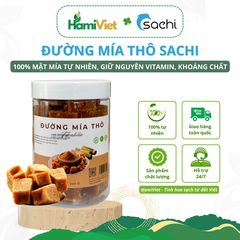 Đường Mía Thô Sachi 100% Tự Nhiên - Giàu Vitamin, Khoáng Chất, Không Hóa Chất, Nguyên Liệu Nấu Ăn Sạch, An Toàn Sức Khỏe