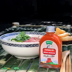 Tương Ớt Đình Hương Spico - Vị Cay Truyền Thống Bắc, Tự Nhiên, Không Hóa Chất, Chai Thủy Tinh 115g