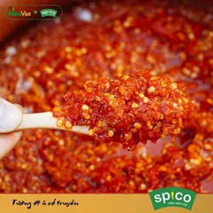 Tương Ớt Đình Hương Spico - Vị Cay Truyền Thống Bắc, Tự Nhiên, Không Hóa Chất, Chai Thủy Tinh 115g