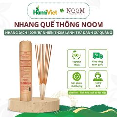 Nhang Quế Thông Noom - Nhang Tự Nhiên Không Hóa Chất Giúp Thư Giãn và Thanh Lọc Không Khí - 50g, 300g