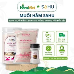 Muối Hầm Sahu 750g - 100% Muối Biển Sạch Tự Nhiên, Truyền Thống Không Hóa Chất - Gia Vị An Toàn Cho Mọi Bữa Ăn