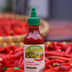 Tương Ớt Truyền Thống Spico Vị Ngọt Sriracha - Giảm Mặn, Giàu Chất Xơ, Ít Calo, An Toàn, Tự Nhiên, 290g, Thích Hợp Món Nướng, Chiên, Rán