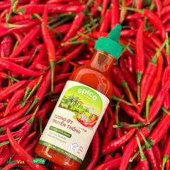 Tương Ớt Truyền Thống Spico Vị Ngọt Sriracha - Giảm Mặn, Giàu Chất Xơ, Ít Calo, An Toàn, Tự Nhiên, 290g, Thích Hợp Món Nướng, Chiên, Rán