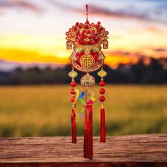Dải Dây Liễn Treo Túi Thần Tài May Mắn 2026 - Trang Trí Tết Năm Mới Hút Lộc Cả Năm, Decor Cửa Hàng & Không Gian Tươi Sáng