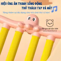 Đồ Chơi Hộp Bắt Gậy Rơi Thông Minh Điều Khiển Từ Xa - Phát Triển Phản Xạ Tay Mắt, Tăng Cường Tương Tác Cho Bé