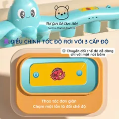 Đồ Chơi Hộp Bắt Gậy Rơi Thông Minh Điều Khiển Từ Xa - Phát Triển Phản Xạ Tay Mắt, Tăng Cường Tương Tác Cho Bé