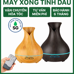 Máy Xông Tinh Dầu 550ml Aroma Zone Kèm Remote - Thiết Bị Khuếch Tán Hương Thơm Giúp Tạo Không Gian Thư Giãn Cho Gia Đình