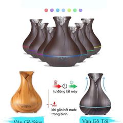 Máy Xông Tinh Dầu 550ml Aroma Zone Kèm Remote - Thiết Bị Khuếch Tán Hương Thơm Giúp Tạo Không Gian Thư Giãn Cho Gia Đình