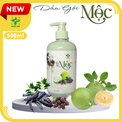 [MUA 1 TẶNG 1] Dầu Gội MỘC Thiên Nhiên 500ML - Chăm Sóc Tóc Suôn Mượt, Hỗ Trợ Mọc Tóc - Chiết Xuất Bưởi, Bồ Kết, Hương Nhu, Dâu Tằm