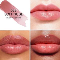 Son Dưỡng Dior Addict Lip Glow 038 Soft Nude - Màu Hồng Rose Chính Hãng, Cung Cấp Độ ẩm, Tự Nhiên và Sang Trọng