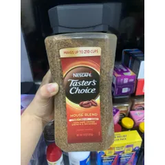 Cà phê hòa tan Nescafé Taster's Choice House Blend 397g - Cà phê Mỹ cao cấp, vị nhẹ, dễ pha, hương thơm thơm ngon, tiện lợi cho người bận rộn